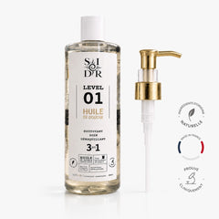 Huile de douche sans parfum peau sèche | SOIDOR Level 01