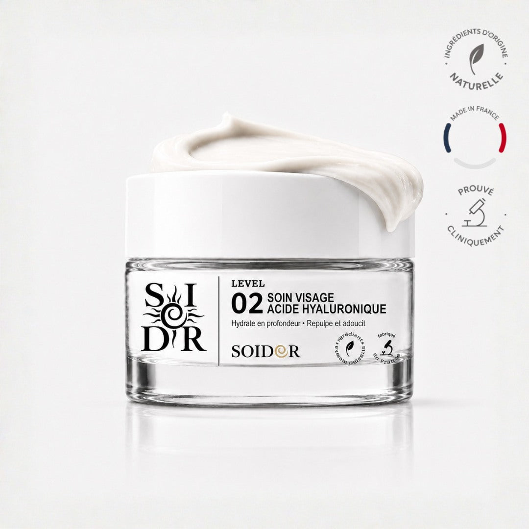 Crème de jour acide hyaluronique hydratante | SOIDOR Level 02
