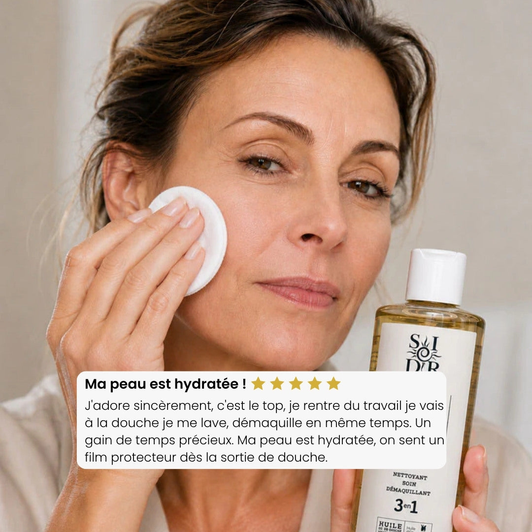 Huile de douche sans parfum peau sèche | SOIDOR Level 01