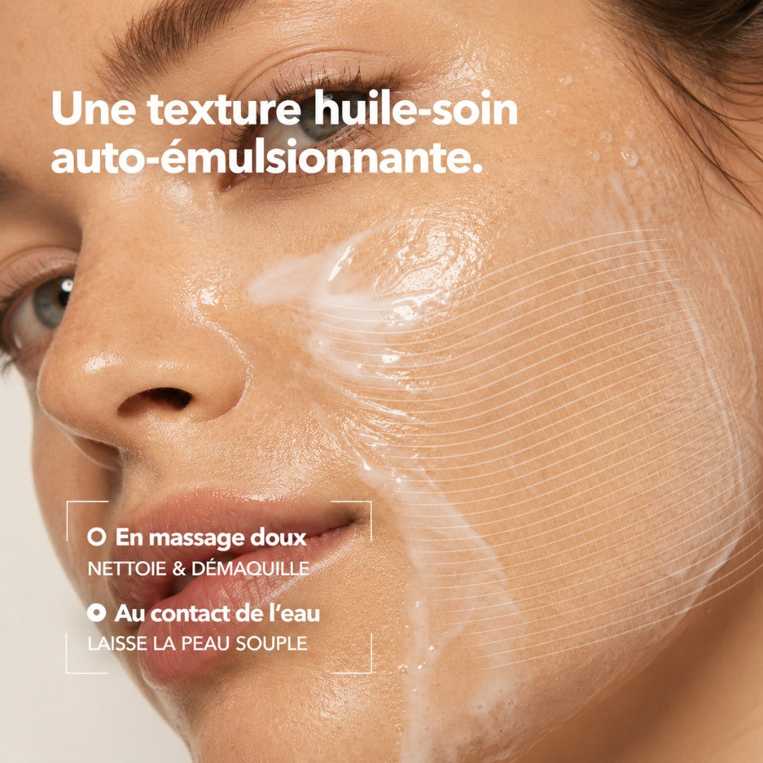 Huile de douche sans parfum peau sèche | SOIDOR Level 01