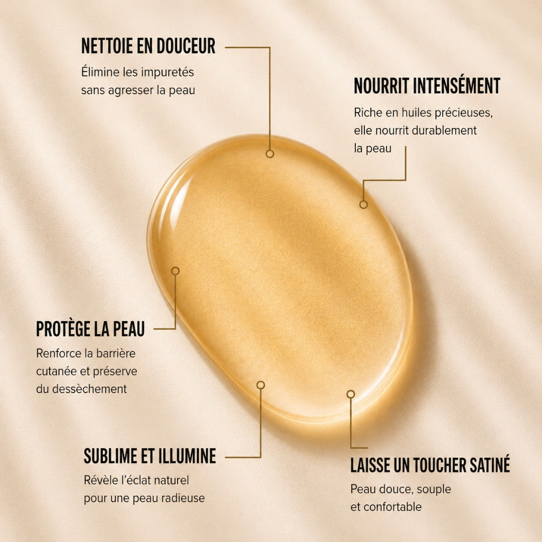 Huile de douche sans parfum peau sèche | SOIDOR Level 01