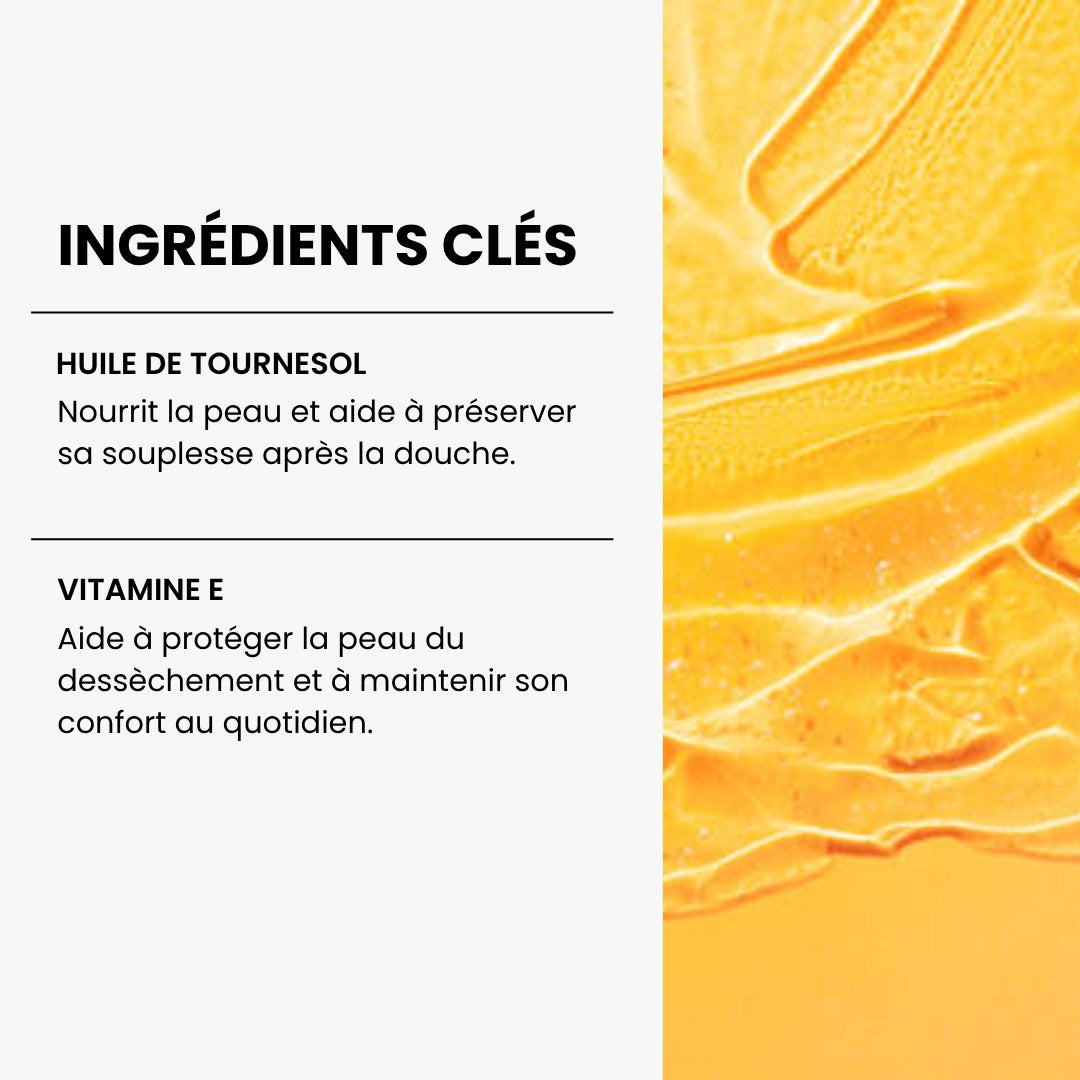 Huile de douche sans parfum peau sèche | SOIDOR Level 01