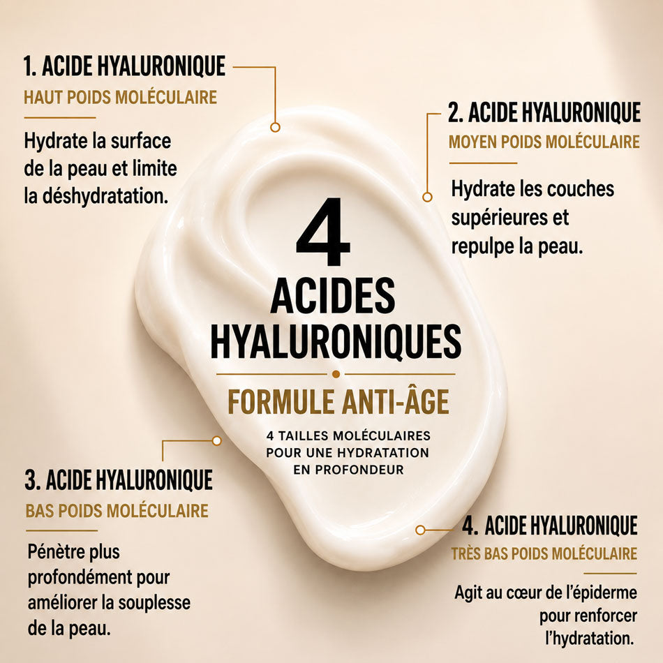 Crème de jour acide hyaluronique hydratante | SOIDOR Level 02