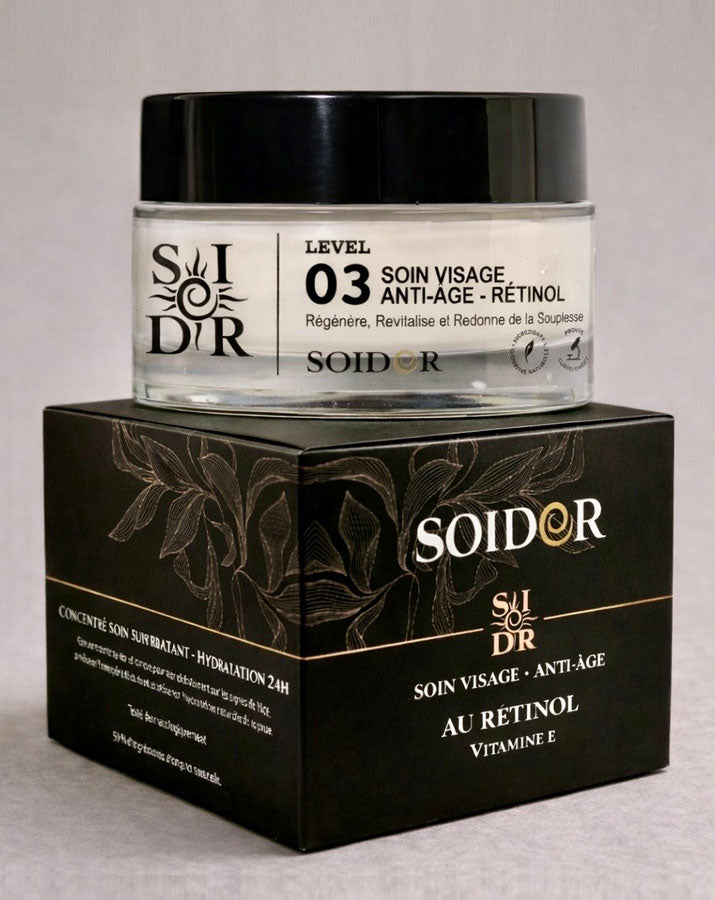 Crème nuit au rétinol | SOIDOR Level 03