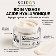 Crème de jour acide hyaluronique hydratante | SOIDOR Level 02