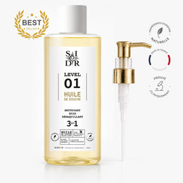 Huile de douche sans parfum peau sèche | SOIDOR Level 01