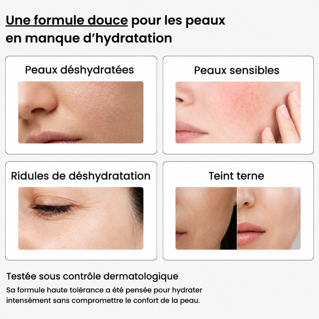 Crème de jour SOIDOR haute tolérance pour peau hydratée, douce et lissée